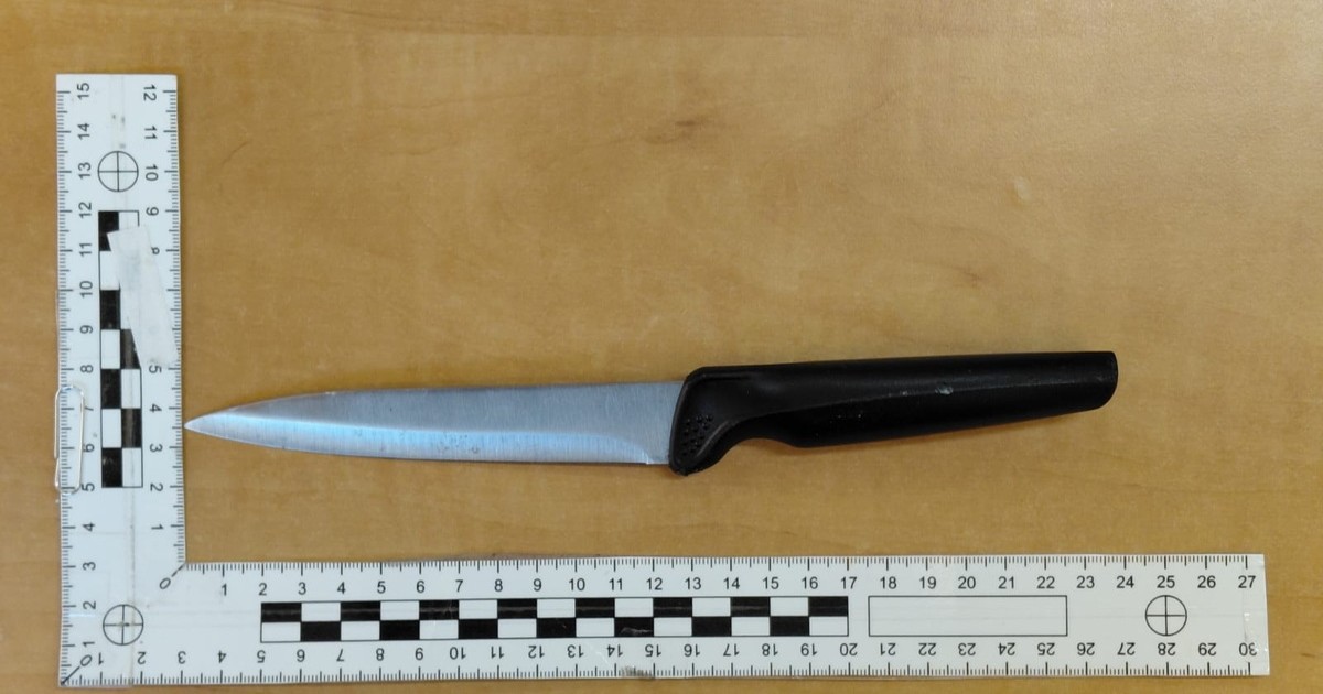 Chwile grozy w restauracji. Najpierw rozpylił gaz, potem wyciągnął nóż