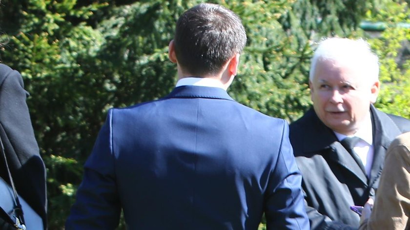 Jarosław Kaczyński i Marcin Dubieniecki