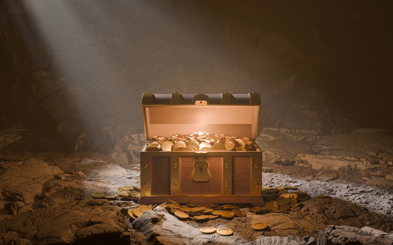 Poklad tvorí zlato aj vzácne predmety.