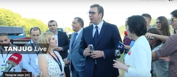 Vučić ispred tunela Brančić