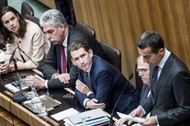 Session of the national assembly at the parliament in VIenna