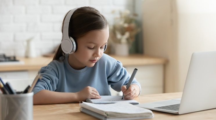 Így óvhatjuk meg a gyermekeket a digitális oktatás hatásaitól / Fotó: Shutterstock