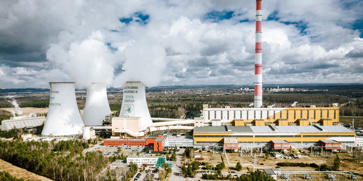 Pożar w elektrowni Jaworzno.