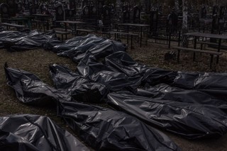 W Buczy zidentyfikowano już 163 cywilów zabitych przez Rosjan