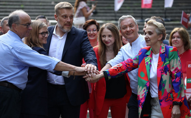 Konferencja prasowa ''Wszystkie jedynki Lewicy" w Warszawie