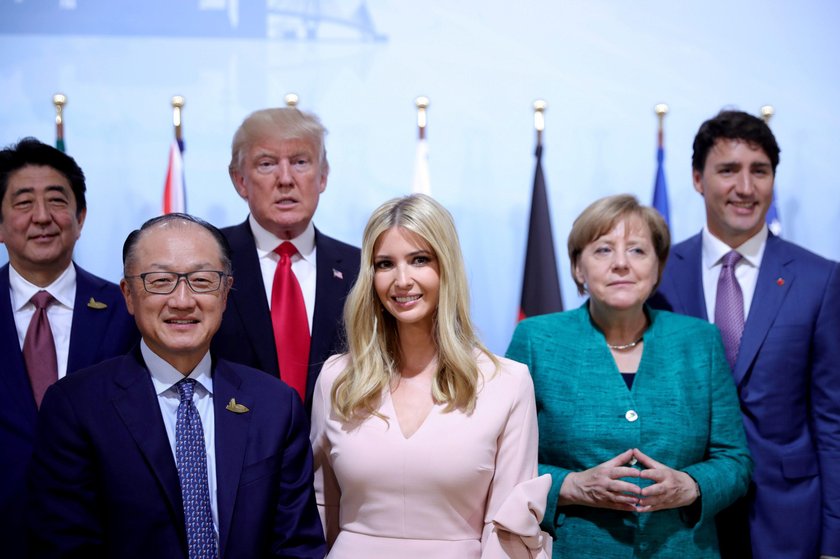 Ivanka Trump wzięła udział w europejskim tournee ojca