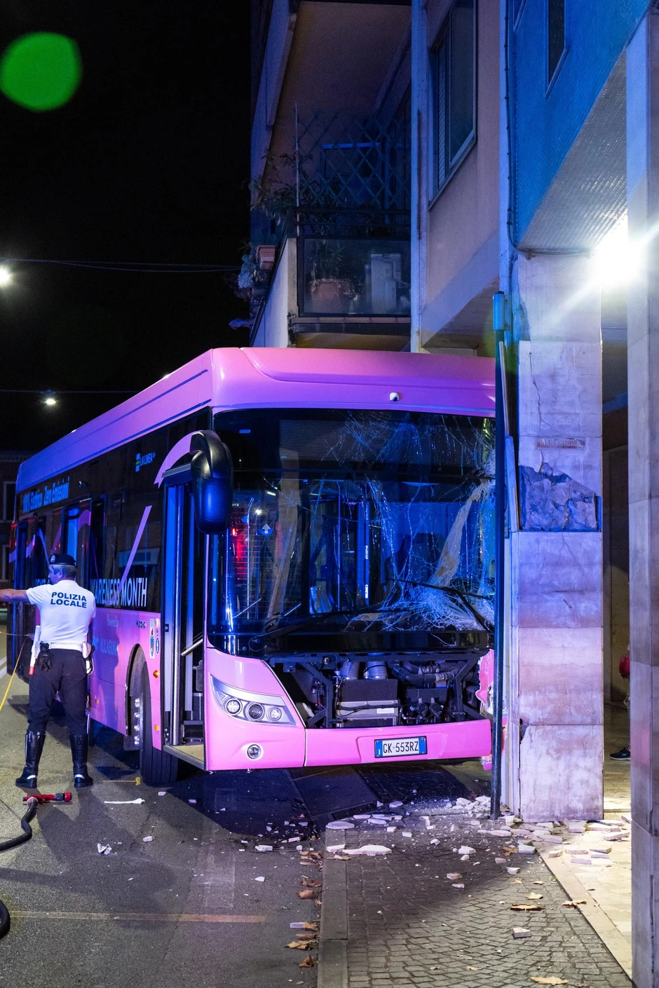 Udes autobusa u Mestri kod Venecije