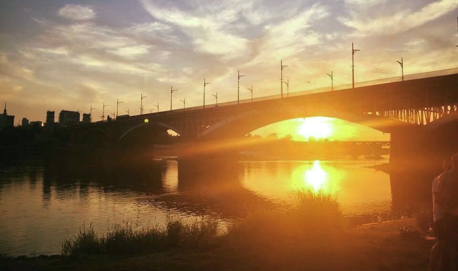 Warszawa, plaża nad Wisłą