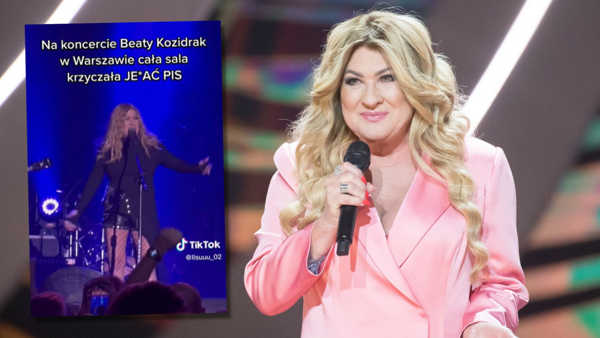 Beata Kozidrak zareagowała na wulgarne okrzyki na koncercie 