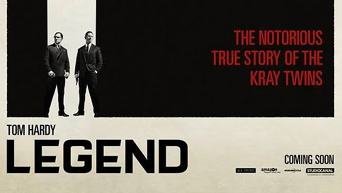 W sieci pojawił się nowy plakat do filmu "Legend" z podwójną rolą Toma Hardy'ego.