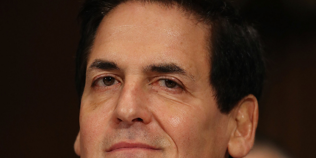Mark Cuban had a fiery response when asked about his 'Shark Tank' costar's foray into politics