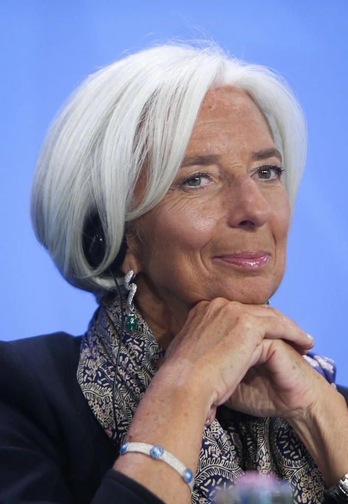 5. Christine Lagarde.  Dyrektor zarządzający Międzynarodowego Funduszu Walutowego. Wiek: 58 lat. 