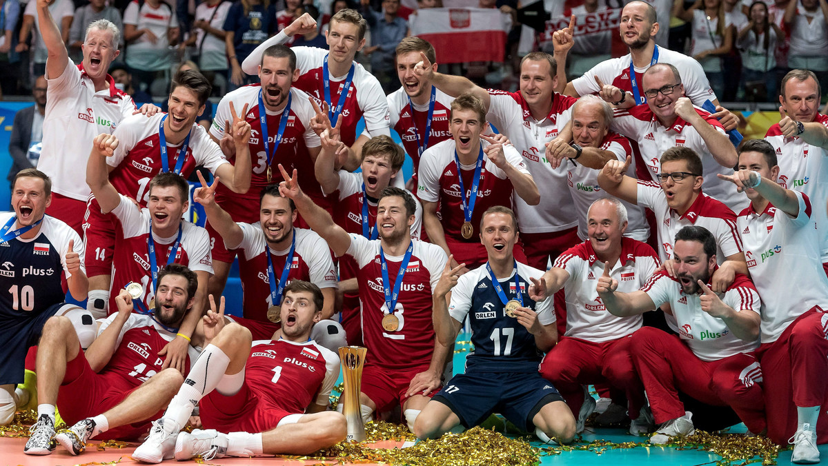 Polska reprezentacja po finale MŚ 2018 w siatkówce