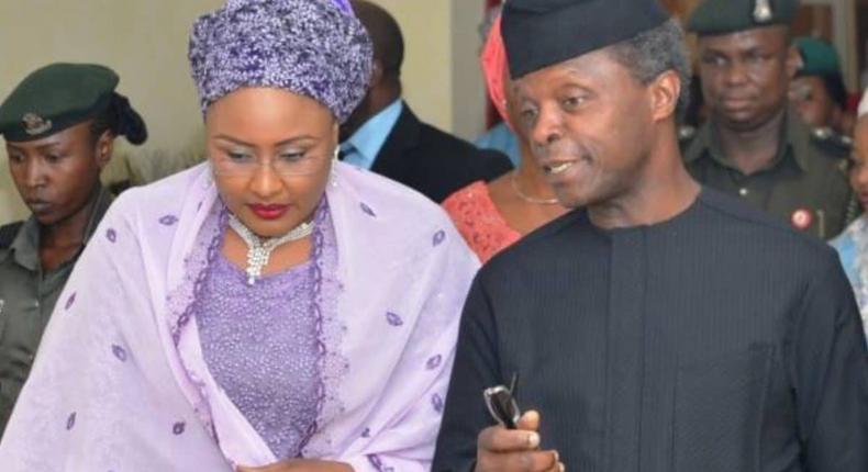 Vice President, Prof Yemi Osinbajo says Aisha Buhari is a beacon of good things from our administration. (Daily Post)