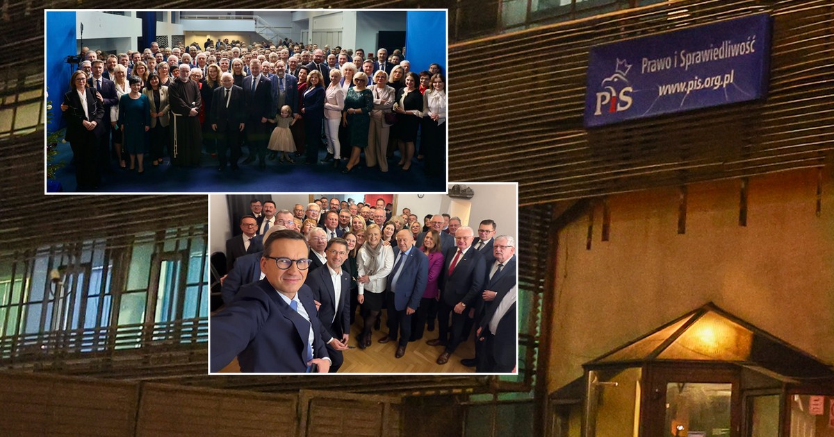 "Dwie wigilie" w PiS. Gdzie była lepsza atmosfera? Są zdjęcia ze środka