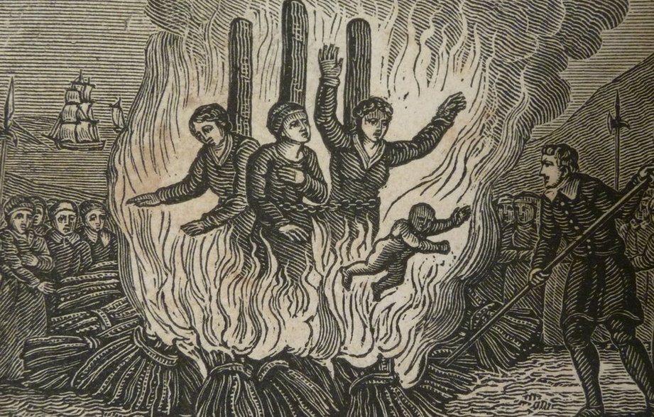 Kaci Świętej Inkwizycji — za herezję, najczęściej palili swoje ofiary na stosie