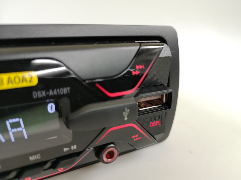 Автомагнитола Sony DSX-A110UW с портом USB, 1RCA, FLAC, Белая подсветка - купить