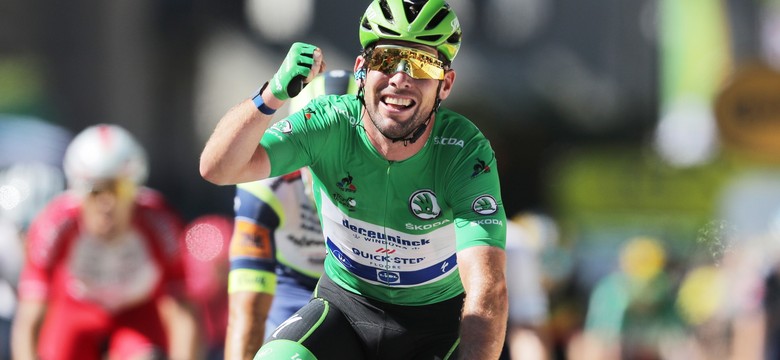 Tour de France: Cavendish wyrównał rekord Merckxa. Kraksa Majki