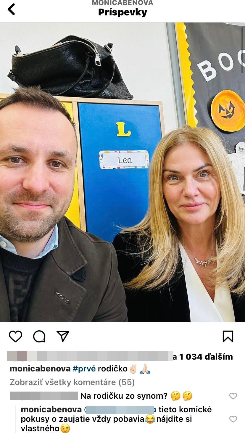 Europoslankyňa Monika Beňová bola na prvom rodičovskom združení svojej dcérky.