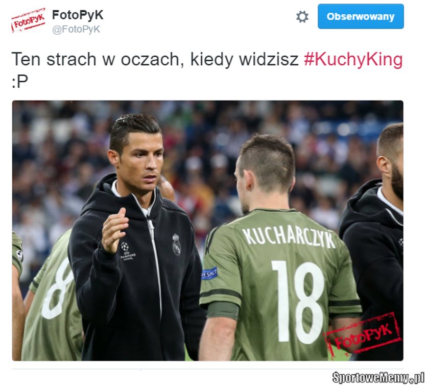 Echa pojedynku Cristiano i Kucharczyka, czyli memy po meczu Real - Legia