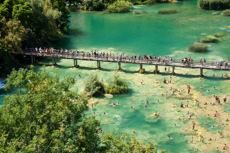 Most w Skradinie, Park Narodowy Krka