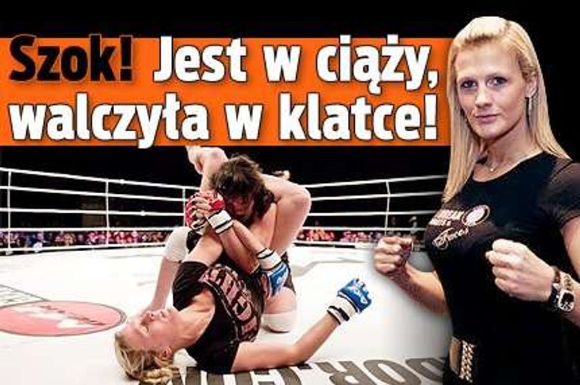 Szok! Jest w ciąży, walczyła w klatce!