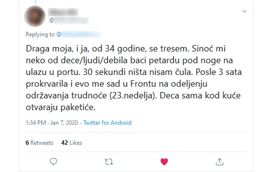 BLUR Trudnica petarda