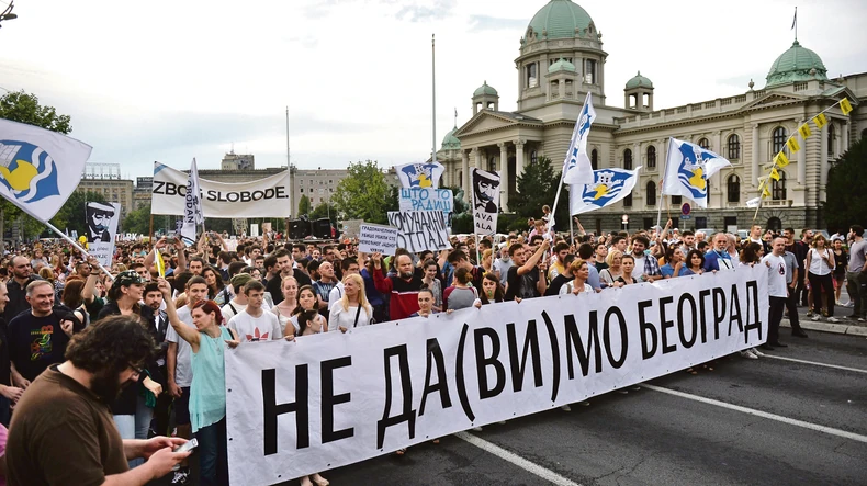 Protest zbog građevinsko-urbanističkog projekta Beograd na vodi