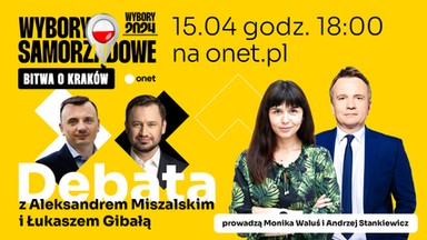 Bitwa o Kraków - debata z Aleksandrem Miszalskim i Łukaszem Gibałą w Onecie