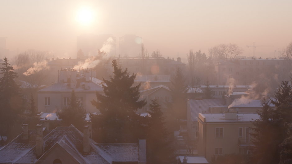 Smog w Polsce 18 stycznia