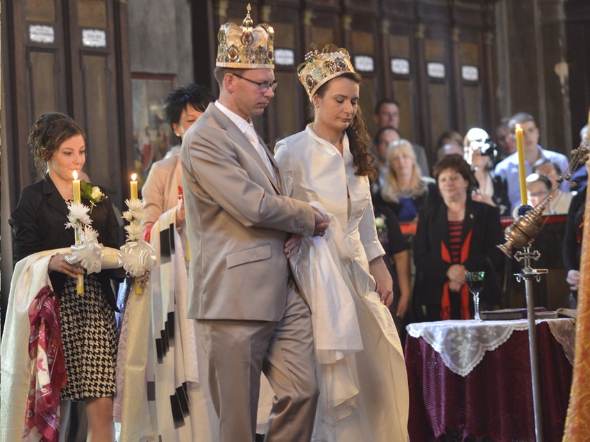 Venčanje u pravoslavnoj crkvi: Stefan i Andrijana