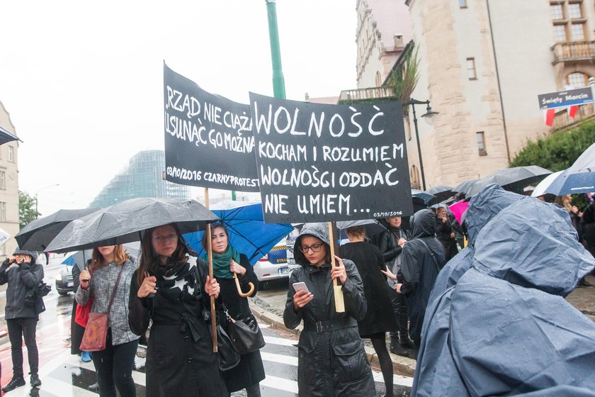 Starcia z policją podczas Czarnego Protestu