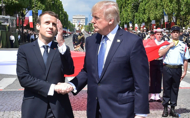 Macron zrobił wszystko, aby Trump czuł się dobrze w Paryżu