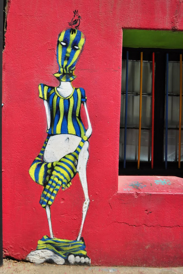 Chile, Valparaiso, murale