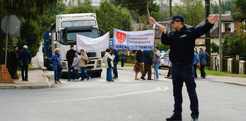 Nie chcemy tirów pod oknami