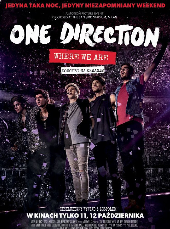 "One Direction: Where We Are" - plakat