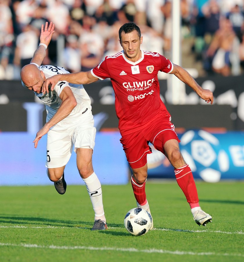 Pilka nozna. Ekstraklasa. Pogon Szczecin - Piast Gliwice. 30.07.2018