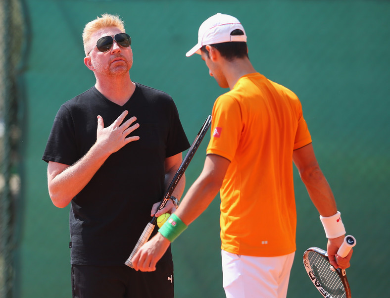 Novak Djoković i Boris Becker