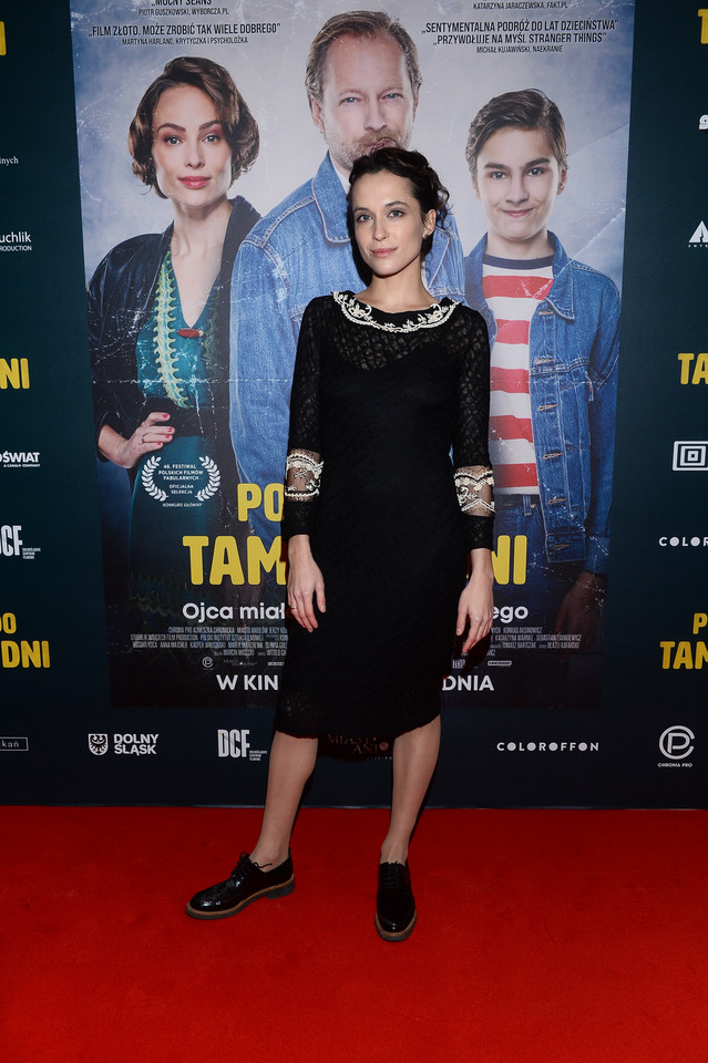 Aleksandra Hamkało na premierze filmu "Powrót do tamtych dni"