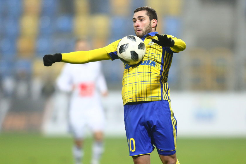 Pilka nozna. Ekstraklasa. Arka Gdynia.Trening. 10.01.2019