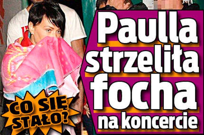 Paulla strzeliła focha na koncercie. Co się stało?