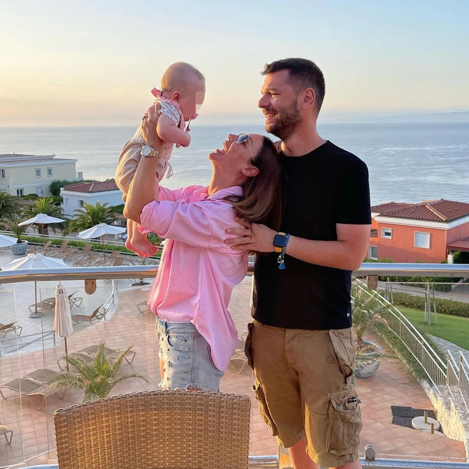 Marijana Mićić sa mužem