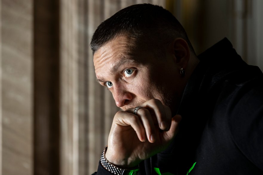 Ołeksandr Usyk podczas specjalnego wywiadu dla Przeglądu Sportowego Onet