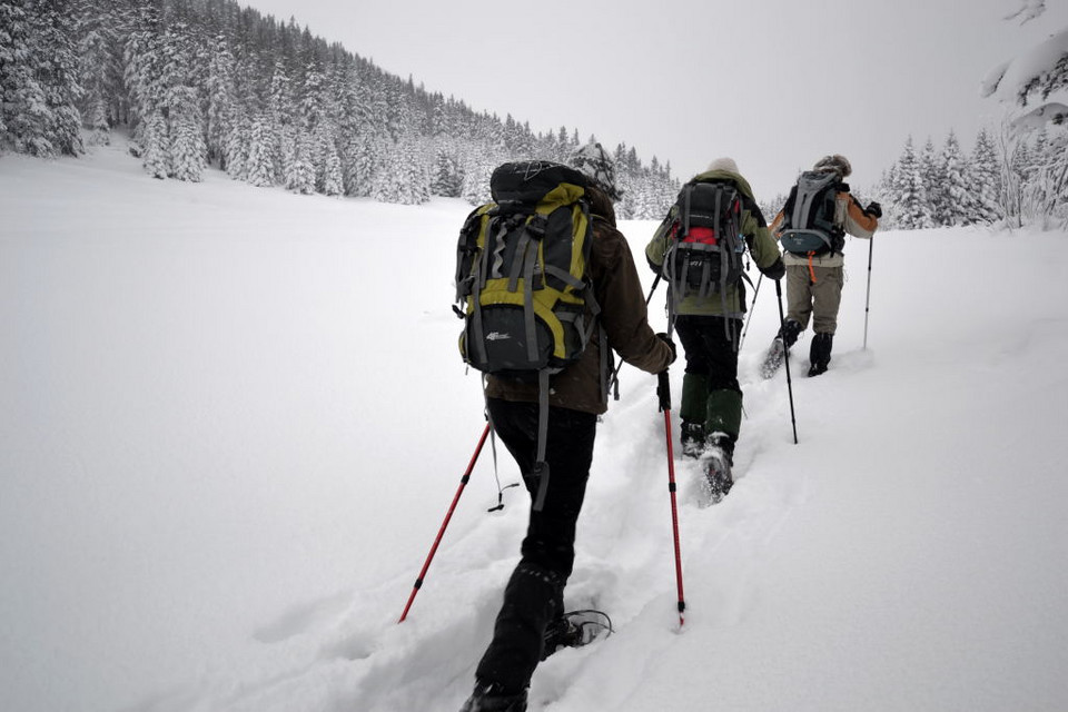 Polska - mroźne Tatry na rakietach