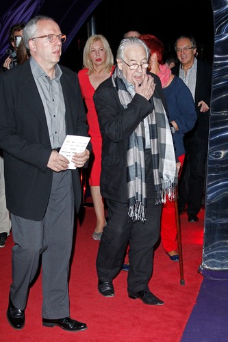 Andrzej Wajda na premierze 'Jestem Bogiem' w Warszawie