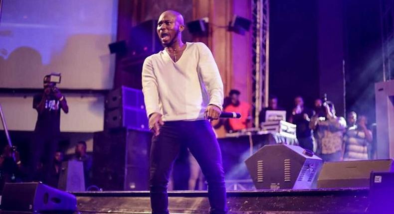 King Promise Performing at Rapperholic in 2017 