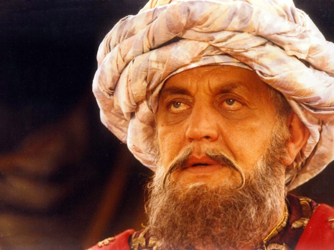 Ljuba Tadić kao sultan Murat I u filmu "Boj na Kosovu"