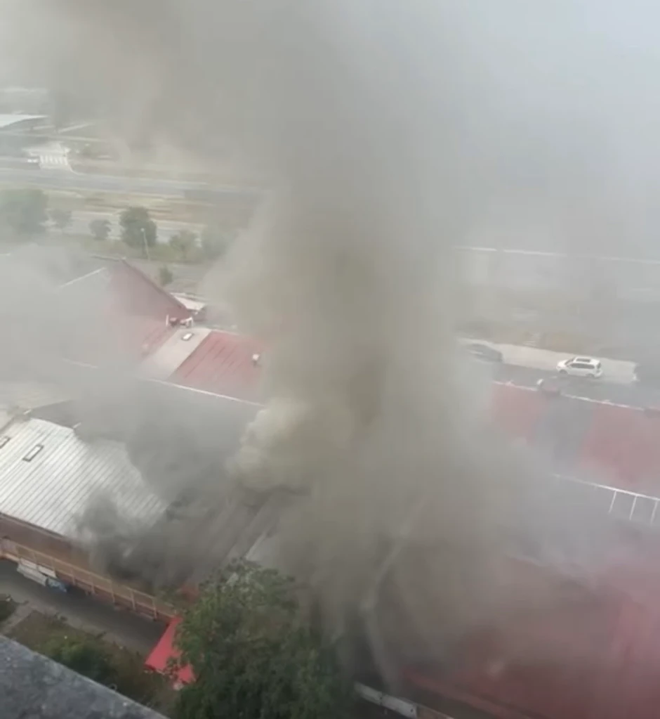 Ogroman požar na Novom Beogradu