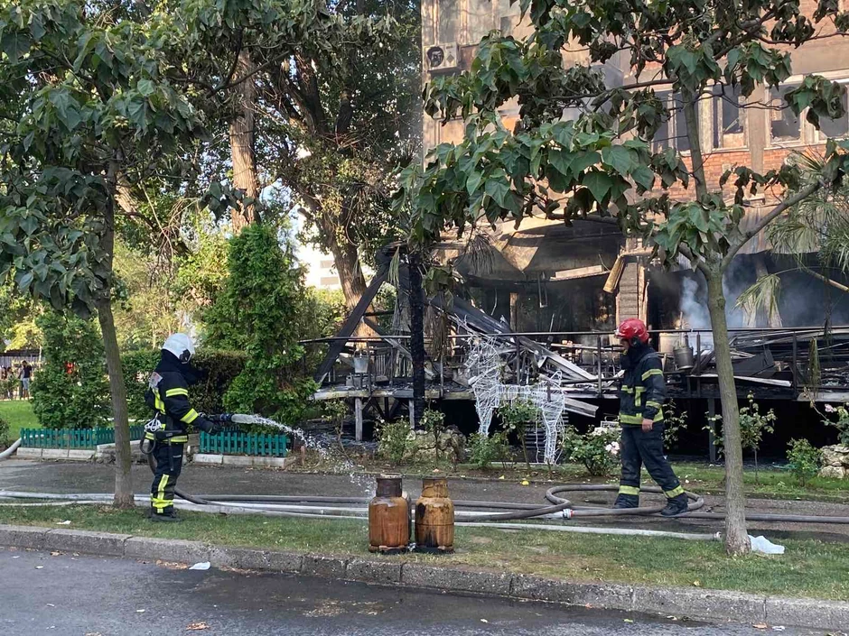 Požar na Novom Beogradu