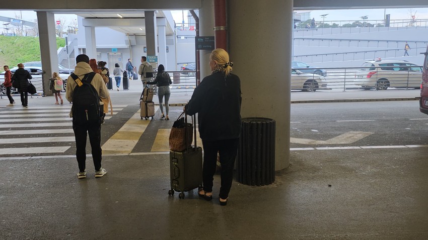 Vesna Zmijanac na aerodromu